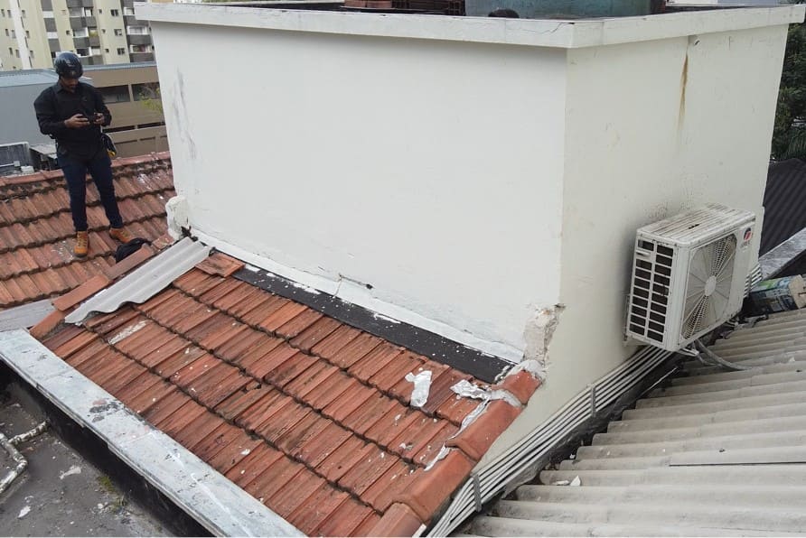 Inspeção de cobertura – Ed. Regência