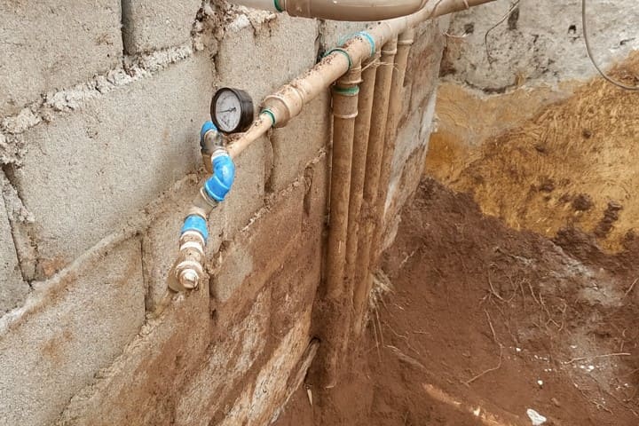 Teste de estanqueidade – Piscina residencial